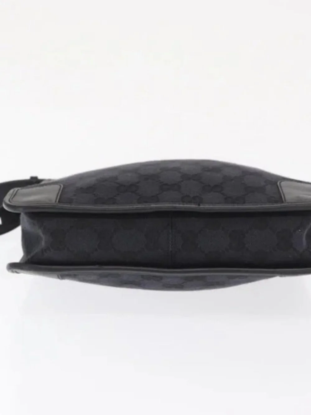 GUCCI GG Canvas Shoulder Bag Black Silver 001 - Picture 9 of 16